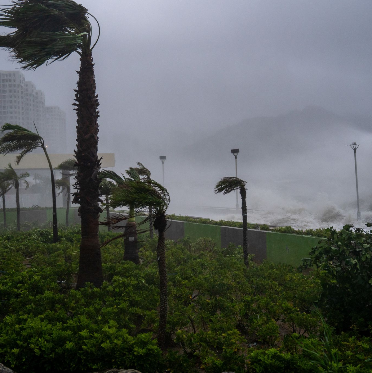 In vielen Küstengegenden drückten der Orkan das Meerwasser in die Städte.  - Foto: Vernon Yuen/Nexpher via ZUMA Press Wire/dpa