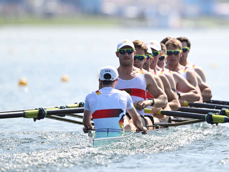 Der Deutschland-Achter als Flaggschiff der Ruder-Mannschaft. (Archivbild) - Foto: Sebastian Kahnert/dpa