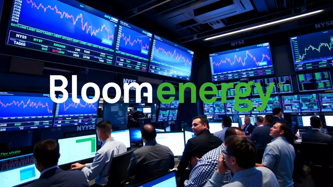 Bloom Energy Shares Plunge on Analyst Downgrade Illustration mit AI erstellt übermittelt durch boerse-global.de