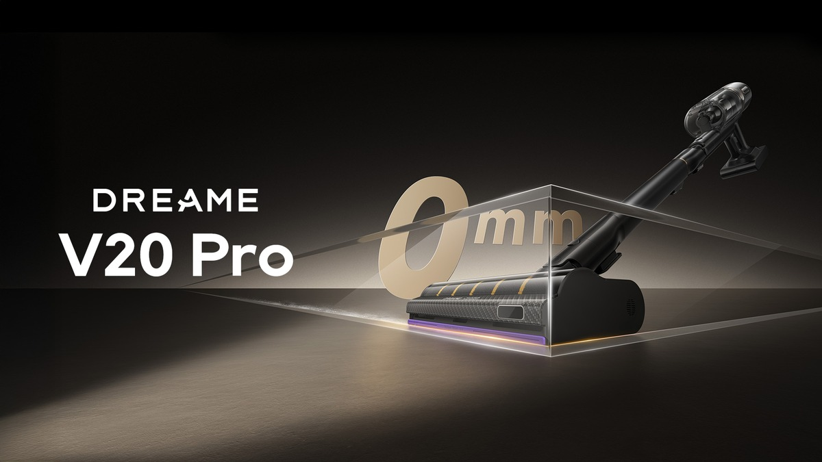 Dreame präsentiert auf der IFA den V30 & V20 Pro / Verhedderungsfreie Reinigung und präzise Kantenpflege - entwickelt für ein nahtloses Reinigungserlebnis - Foto: presseportal.de