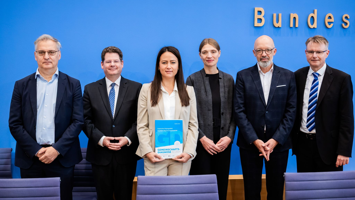 Die sogenannte Gemeinschaftsdiagnose wird von führenden Wirtschaftsinstituten erstellt. - Foto: Christoph Soeder/dpa
