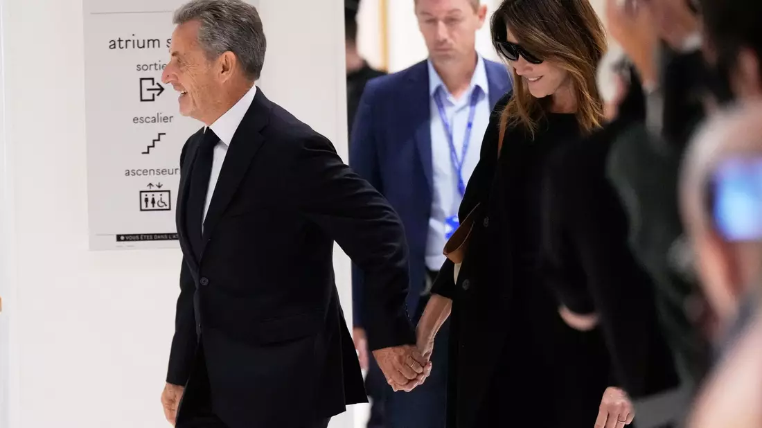 Trotz eines teilweisen Freispruchs erhält Sarkozy eine harte Strafe. - Bild: Michel Euler/AP/dpa