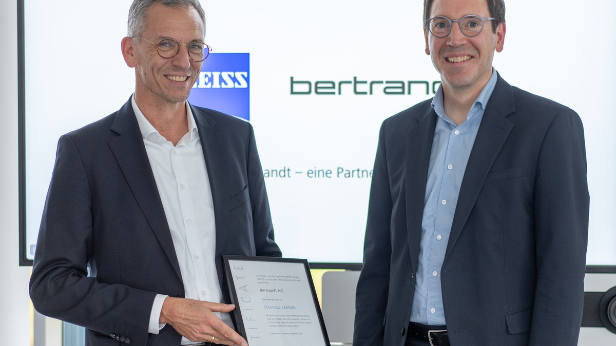 Bertrandt ist strategischer Partner von ZEISS SMT / Für innovative Lösungen in der Halbleiterindustrie - Foto: presseportal.de