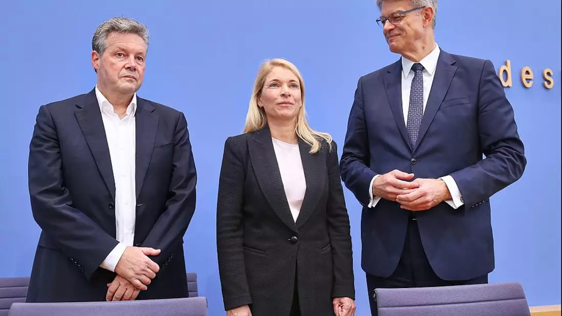 Dirk Rompf, Evelyn Palla und Patrick Schnieder am 22.09.2025 - Bild: über dts Nachrichtenagentur