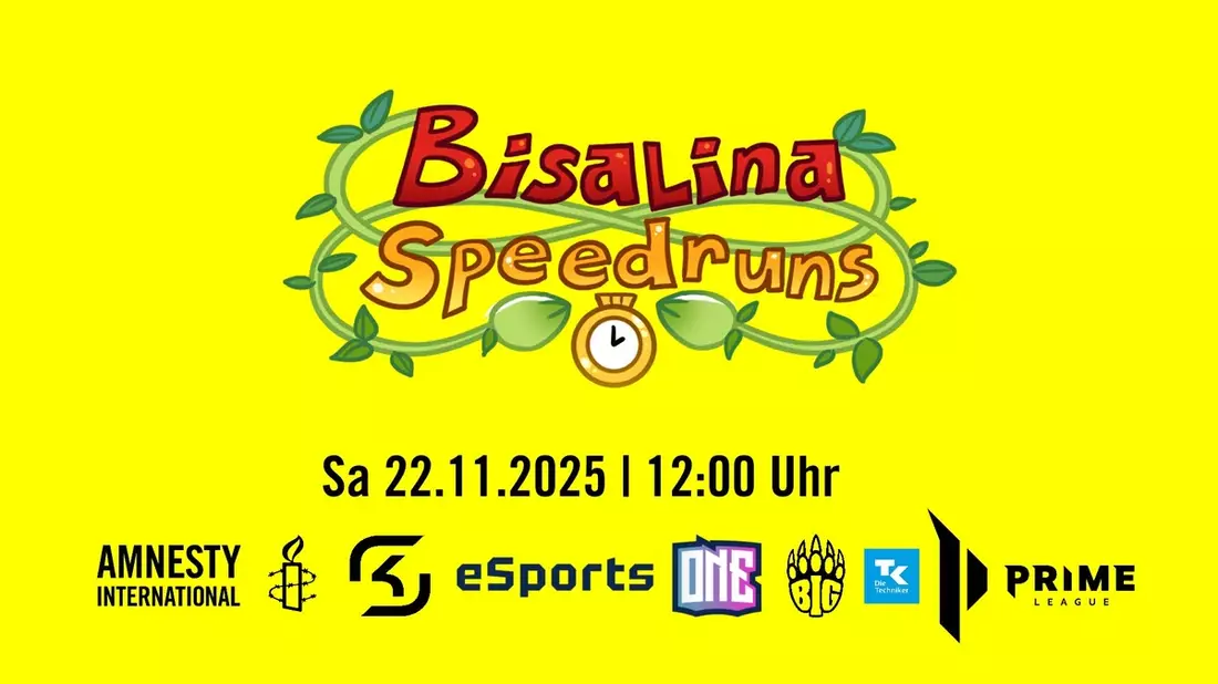 Bisalina Speedruns 2025: Gaming-Community spielt für den guten Zweck - Bild: presseportal.de
