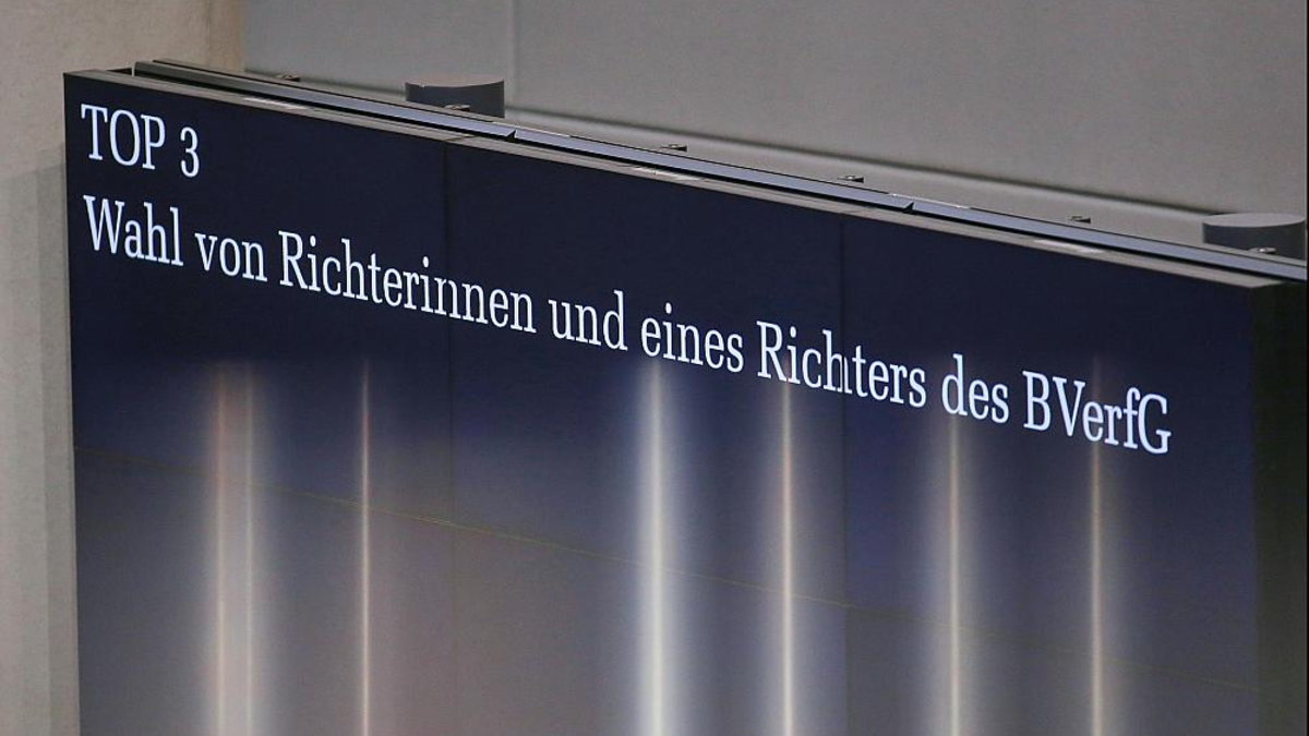 Richterwahl im Bundestag am 25.09.2025 - Foto: über dts Nachrichtenagentur