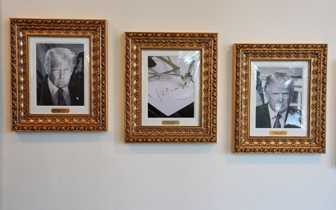 Die neue Präsidenten-Galerie ist enthüllt worden.  - Foto: Evan Vucci/AP/dpa