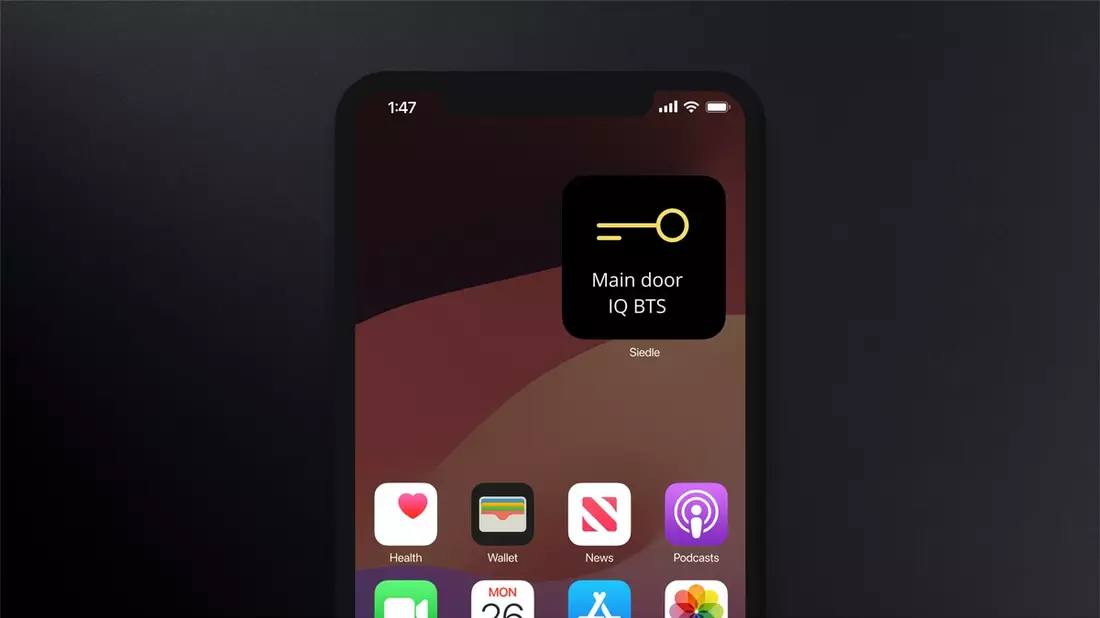 Mehr Komfort dank neuem Widget / Türe auf mit einem Fingertipp - Bild: presseportal.de