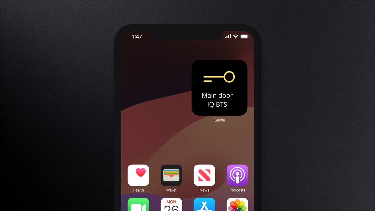 Mehr Komfort dank neuem Widget / Türe auf mit einem Fingertipp - Foto: presseportal.de