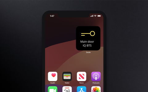 Mehr Komfort dank neuem Widget / Türe auf mit einem Fingertipp - Foto: presseportal.de