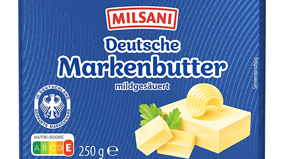 Preissturz bei Butter und Pommes: Butterpreis bei ALDI sinkt unter 1,50 Euro-Marke - Foto: presseportal.de