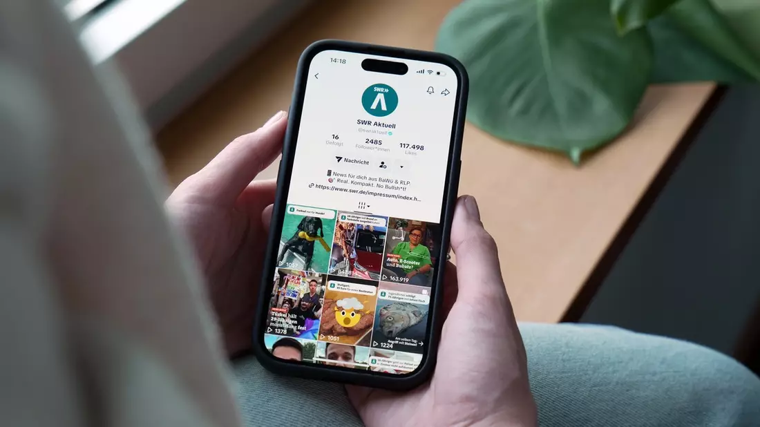 SWR Aktuell mit neuem Kanal auf TikTok: Nachrichten für junge Menschen - Bild: presseportal.de