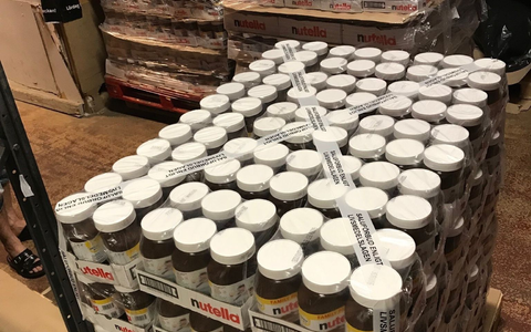Die Behörde kann über 2.000 Nutella-Gläser nicht einfach so entsorgen. - Foto: -/Stadt Malmö/dpa
