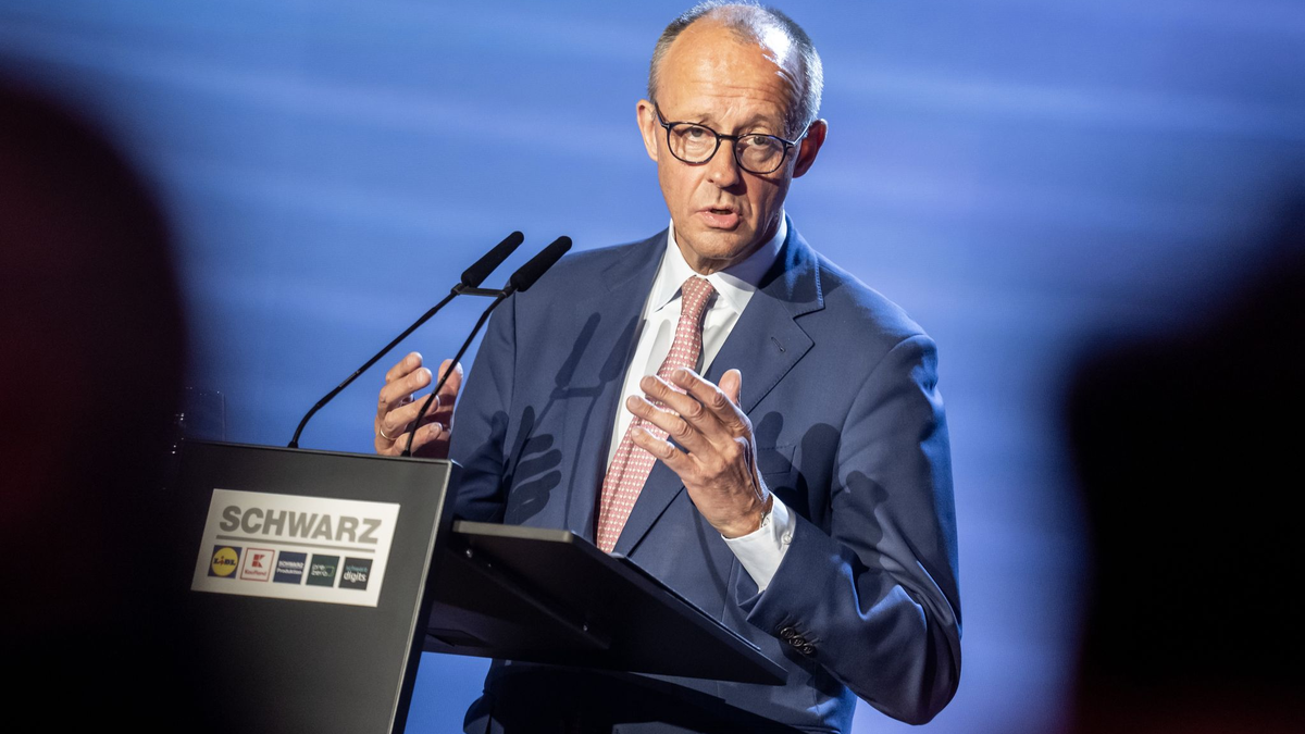 Merz positioniert sich nun deutlich gegen das Verbrenner-Aus. - Foto: Michael Kappeler/dpa