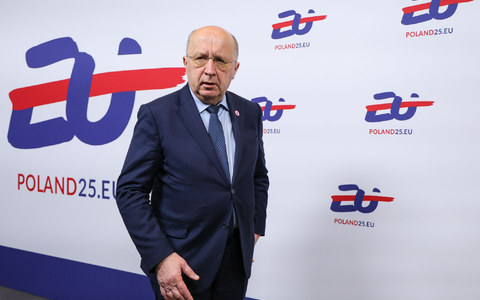 Treibt das Projekt für einen Drohnenwall voran: EU-Verteidigungskommissar Andrius Kubilius. (Archivbild) - Foto: Radek Pietruszka/PAP/dpa