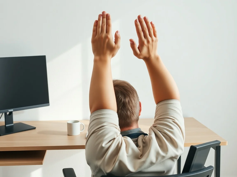 Bürogymnastik: Fünf Übungen gegen Rückenschmerzen am Arbeitsplatz - Foto: über boerse-global.de