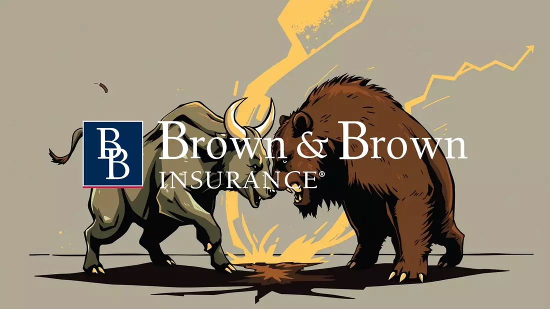 Brown, Brown Stock: A Critical Juncture for the Insurance Broker Illustration mit AI erstellt übermittelt durch boerse-global.de