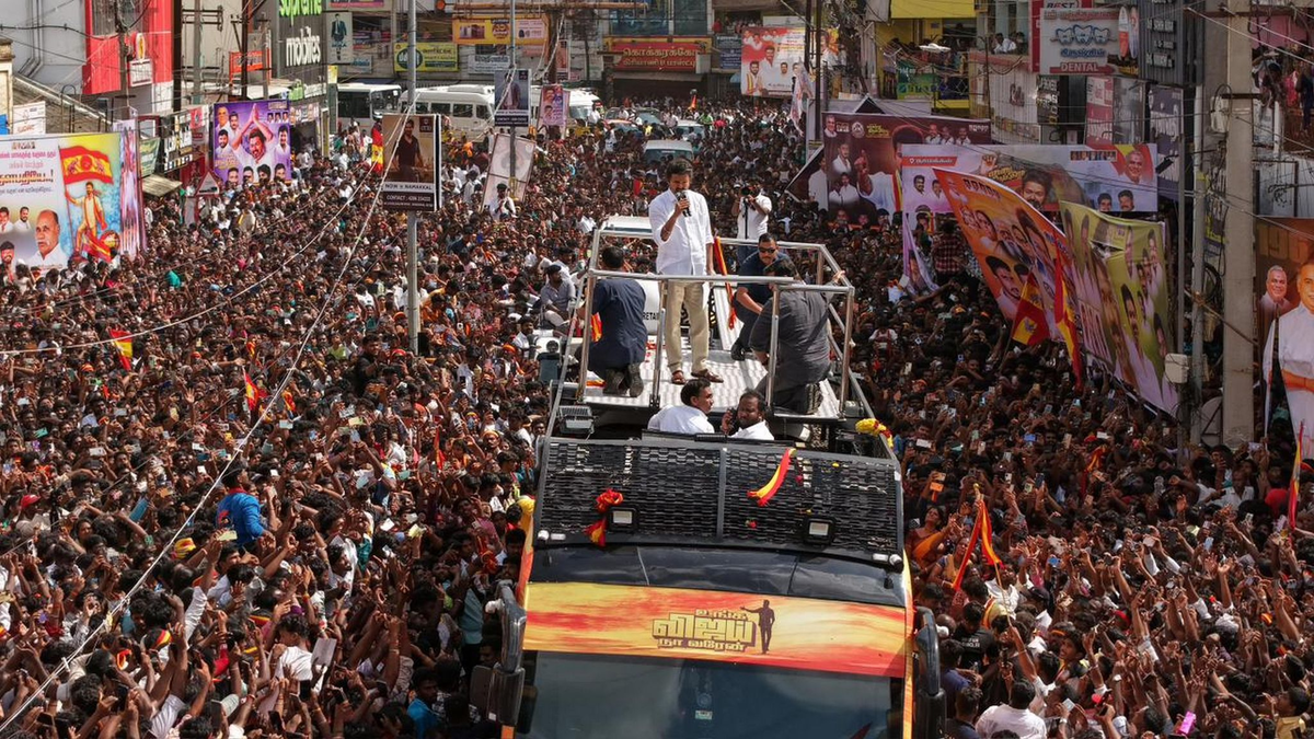 Der Schauspieler und Politiker Joseph Vijay Chandrasekhar ist in der Region populär. - Foto: Seshadri Sukumar/ZUMA Press Wire/dpa
