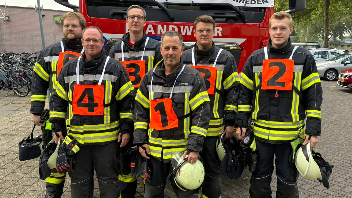 FW-KLE: Freiwillige Feuerwehr Bedburg-Hau überzeugt bei internationalem Wettkampf - Platz 4 in Rheden (NL) - Foto: presseportal.de