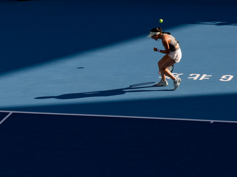 Eva Lys steht erstmals im Viertelfinale eines WTA-1000er-Turniers. - Foto: Bai Xuefei/XinHua/dpa