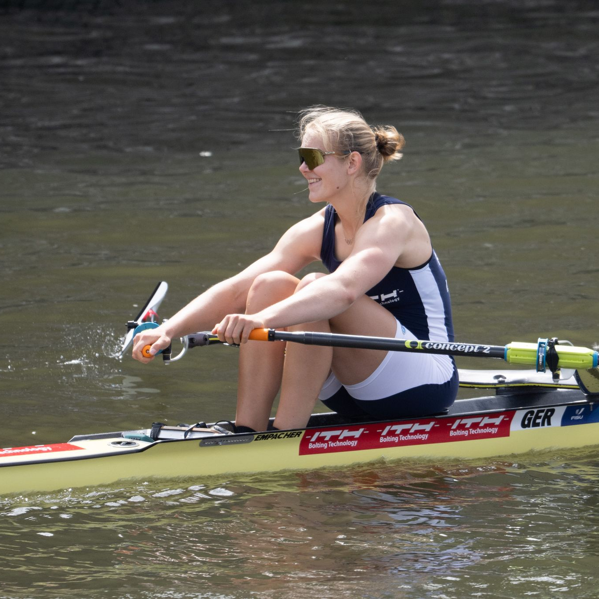 Alexandra Föster ruderte bei der WM erstmals in einem A-Finale. (Archivbild)  - Foto: Sebastian Kahnert/dpa