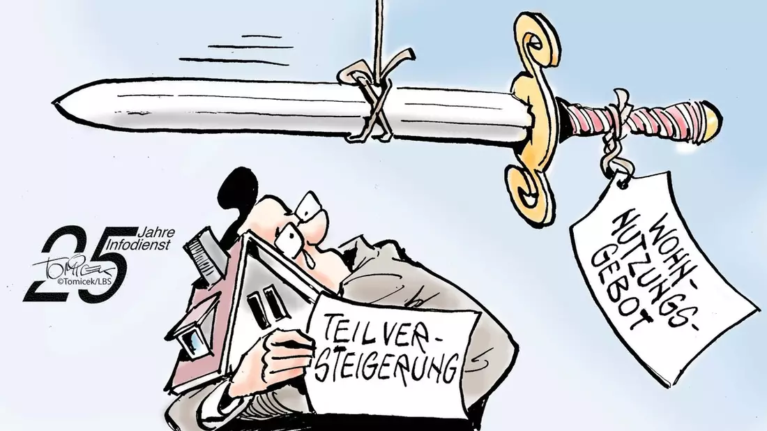 Teilversteigerung / Trotzdem ist der Erlass eines Wohnnutzungsgebots möglich - Bild: presseportal.de