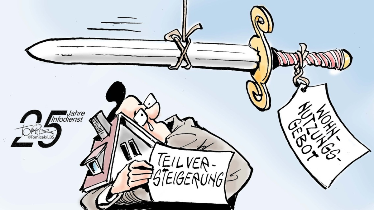 Teilversteigerung / Trotzdem ist der Erlass eines Wohnnutzungsgebots möglich - Foto: presseportal.de