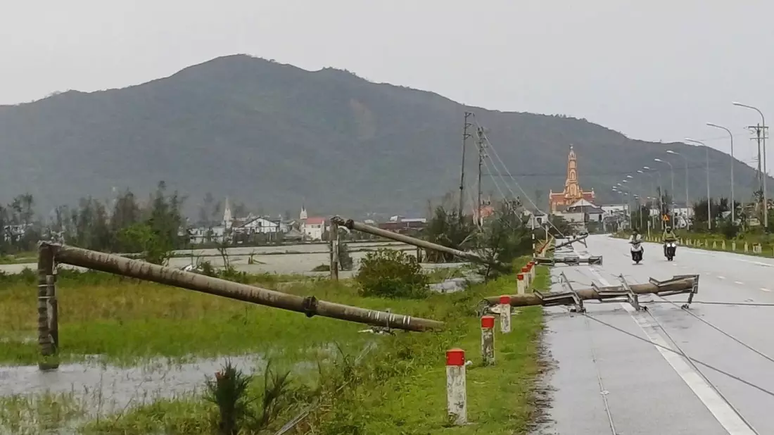 Die Verwüstungen waren teils erheblich.  - Bild: Viet Hoang/VNExpress/AP/dpa