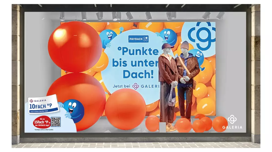 Ab Oktober PAYBACK Punkte sammeln bei GALERIA - Bild: presseportal.de