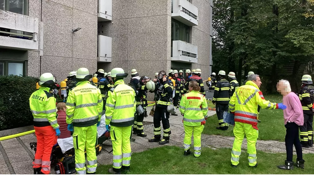FW-M: Brand in Hochhaus (Solln) - Bild: presseportal.de