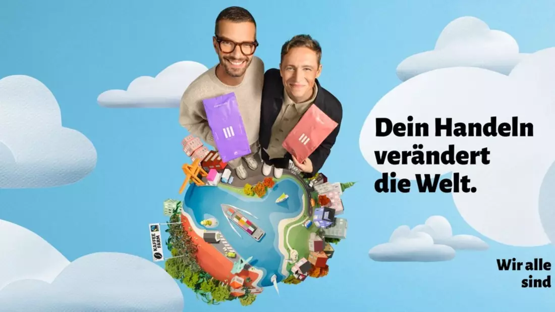 Wir alle sind Fairtrade / Matthias Schweighöfer und Joko setzen sich für fairen Handel ein - Bild: presseportal.de