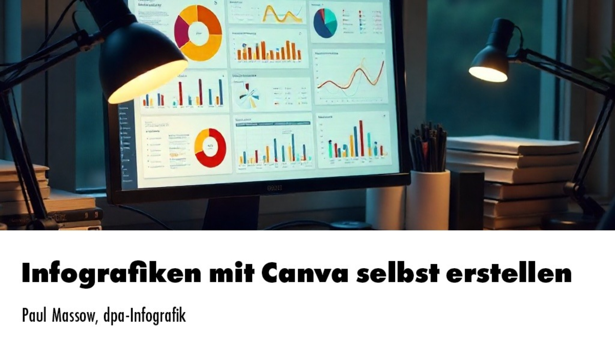 Infografiken einfach gestalten: Canva Pro für den Einsatz in Marketing & PR / Ein Webinar der news aktuell Academy - Foto: presseportal.de