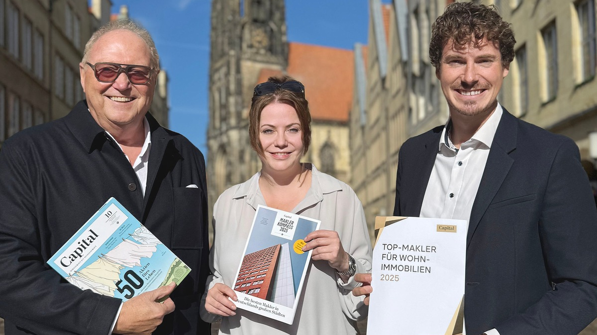 HOMANN IMMOBILIEN an der Spitze Deutschlands - Höchstnote im Capital-Makler-Kompass 2025 - Foto: presseportal.de