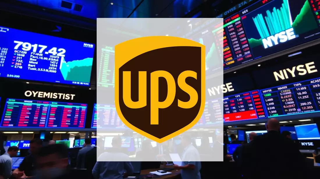 UPS Shares Hit 52-Week Low Amid Persistent Challenges Illustration mit AI erstellt übermittelt durch boerse-global.de