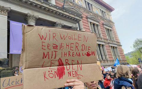 Demo von Kita-Beschäftigten (Archiv) - Foto: über dts Nachrichtenagentur