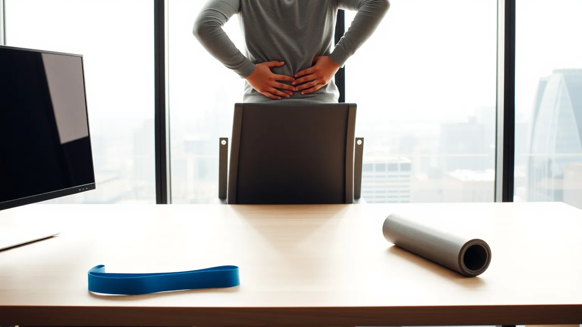 Mikro-Workouts: Die 5-Minuten-Lösung gegen Büro-Rückenschmerzen - Foto: über boerse-global.de