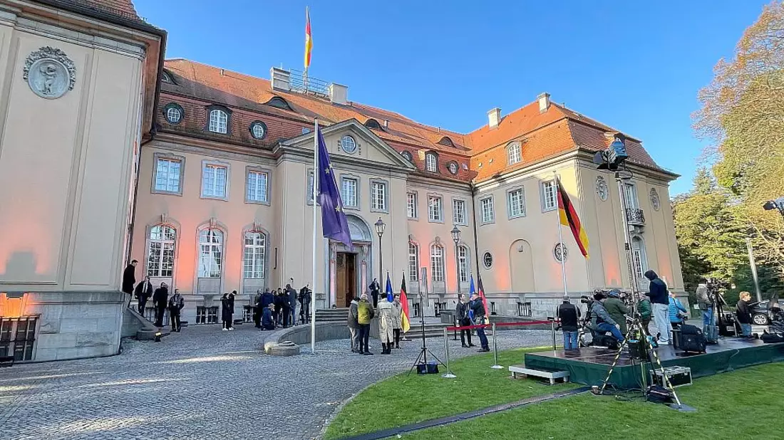 Kabinettsklausur in der Villa Borsig am 30.09.2025 - Bild: über dts Nachrichtenagentur