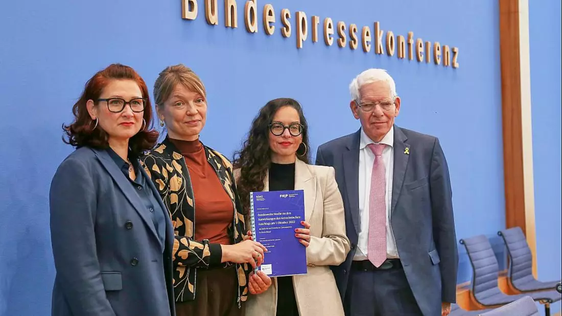 Ergebnisse des Forschungsprojekts Antisemitismus in Deutschland - Auswirkungen des 7. Oktober 2023 am 30.09.2025 - Bild: über dts Nachrichtenagentur