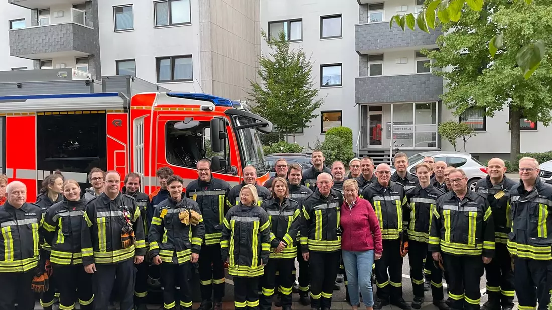 FW-NE: Letzter Dienstabend von Norbert Sinthern - Bild: presseportal.de