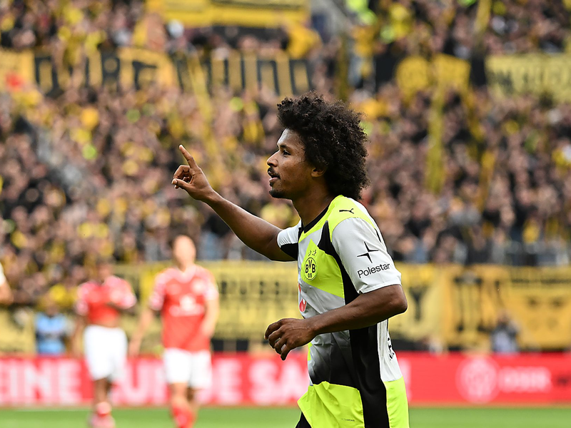 Karim Adeyemi hatte zuletzt viel Grund zur Freude. - Foto: Torsten Silz/dpa