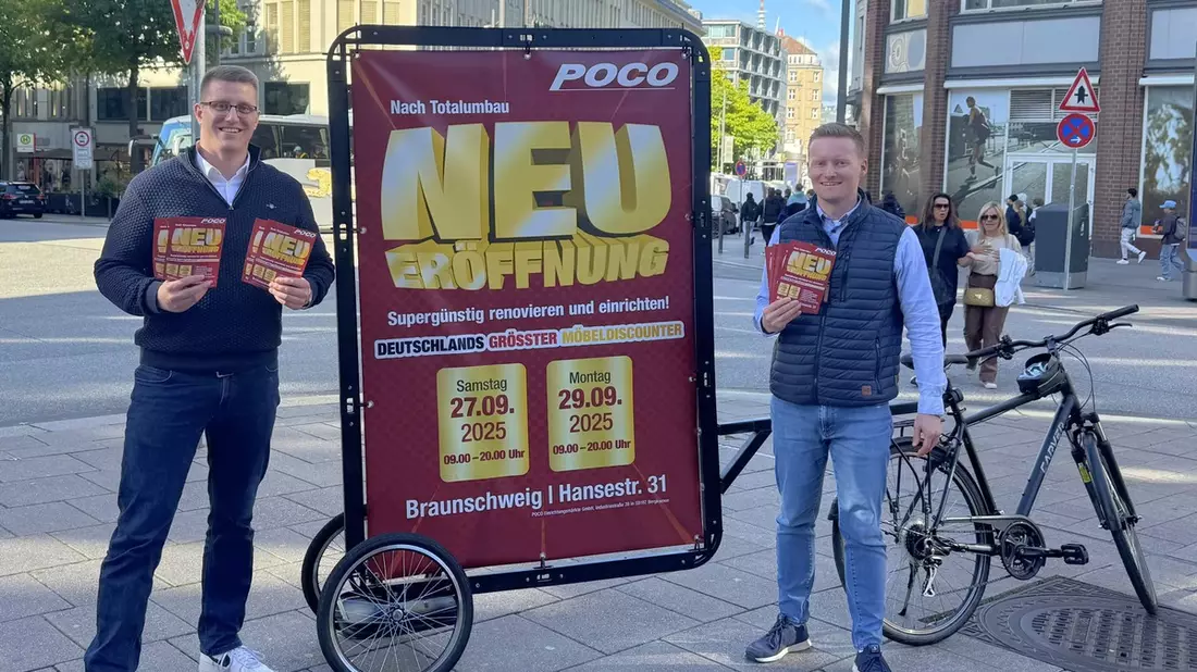 Werbefahrräder als Markenbooster: Wie die DyBill GmbH Außenwerbung neu definiert - Bild: presseportal.de