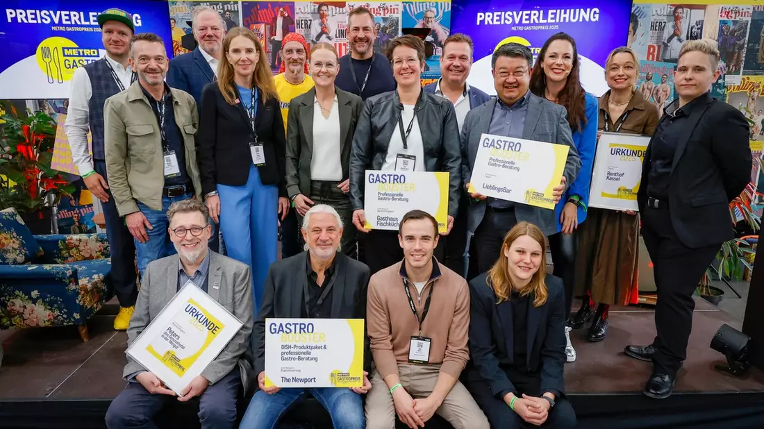Ausgezeichnet auf der Rolling Pin.Convention / METRO GastroPreis 2025 für besonders engagierte Gastronomiebetriebe - Bild: presseportal.de