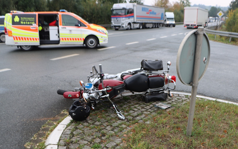 POL-HX: Motorradfahrer bei Unfall schwer verletzt - Foto: presseportal.de