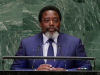 Ein Militärgericht im Kongo hat Ex-Präsidenten Joseph Kabila wegen Hochverrats und Kriegsverbrechen zum Tode verurteilt. (Archivbild) - Foto: Frank Franklin Ii/AP/dpa