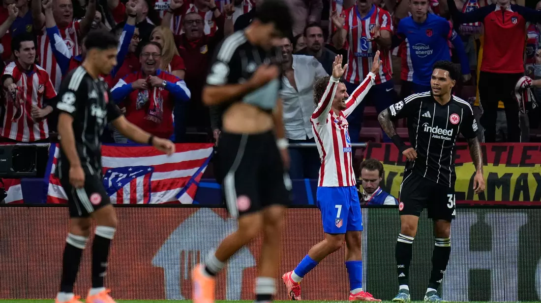 Für Eintracht Frankfurt gab es in Madrid fünf Gegentore. - Bild: Manu Fernandez/AP/dpa