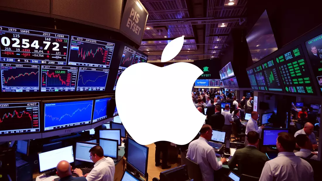 La incertidumbre se apodera de Apple: ¿Hacia dónde se dirige la cotización? Illustration mit AI erstellt übermittelt durch boerse-global.de