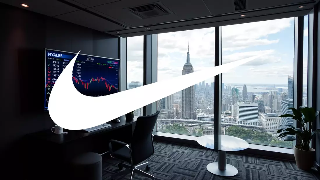 Nike Shares Plunge Following Disappointing Quarterly Results Illustration mit AI erstellt übermittelt durch boerse-global.de