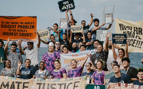 Die Pacific Islands Students Fighting Climate Change (PISFCC) zählen zu den diesjährigen Alternativen Nobelpreisträgern. - Foto: Only Idea Studios/PISFCC/Right Livelihood/dpa
