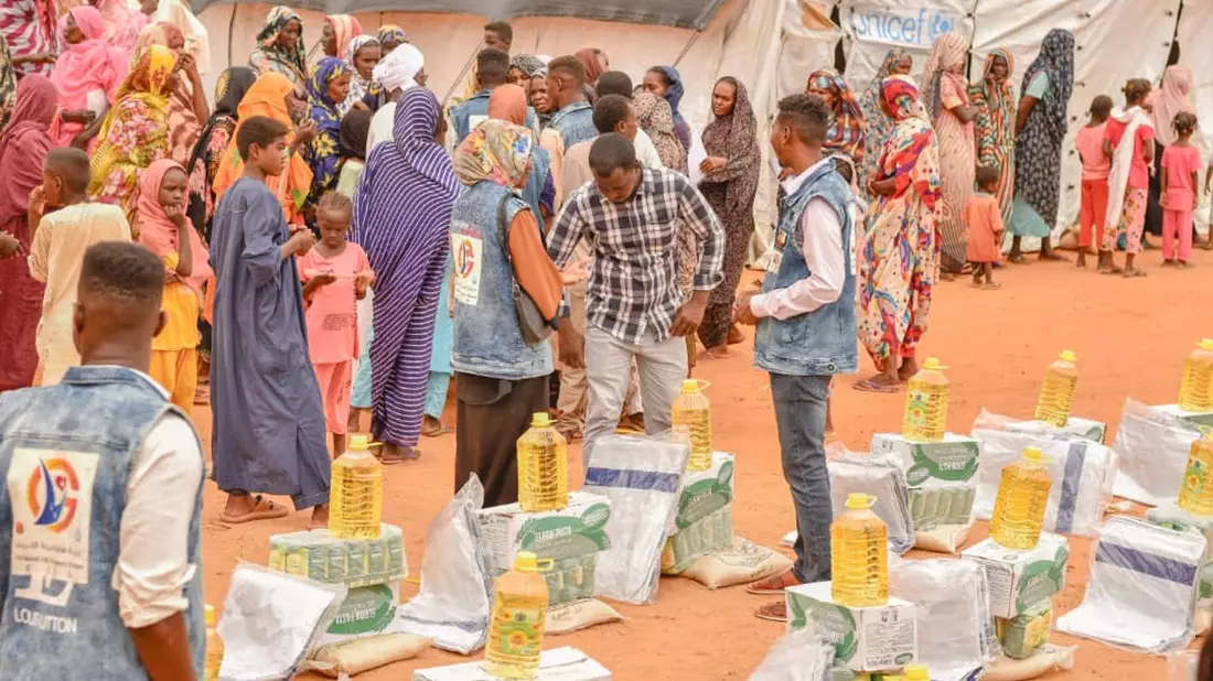 Die Emergency Response Rooms liefern im Sudan dringend benötigte Nothilfe für Millionen Hungernde. - Bild: LCC - ERR of North Kordofan/Right Livelihood/dpa