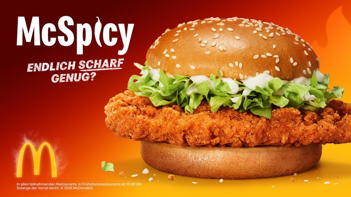 Der neue McSpicy®: Endlich scharf genug? - Foto: presseportal.de